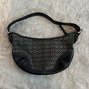 Black and Gray COACH Bag